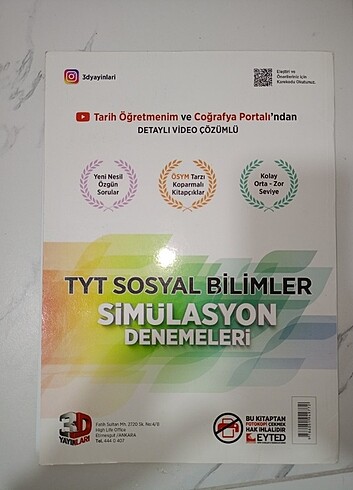  Tyt Sosyal Bilimler Denemesi