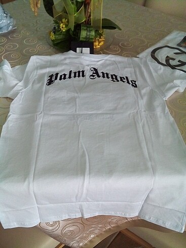 Standart Beden Beden beyaz Renk Palm angels erkek t-shirt 