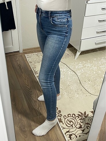 36 Beden mavi Renk Stradivarius skinny jean