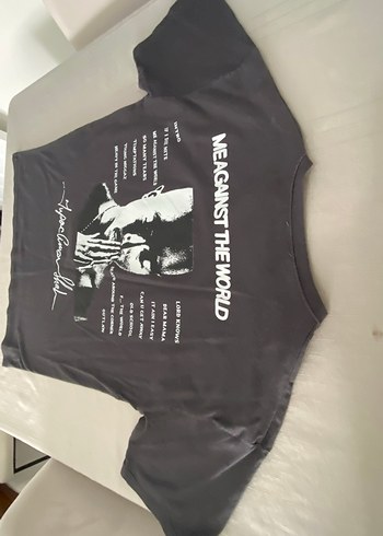 Sokak Stili Siyah Baskılı erkek Tişört - Görsel 2