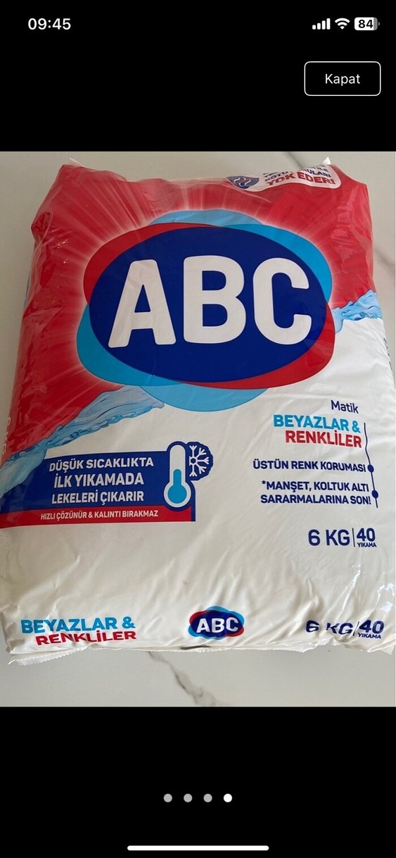 ABC Matik Çamaşır Deterjanı 6 kg - Görsel 2
