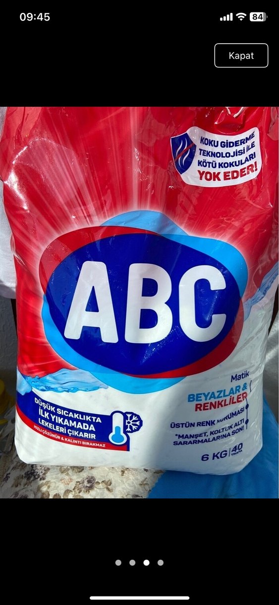 ABC Matik Toz Deterjan 6 kg - Görsel 4