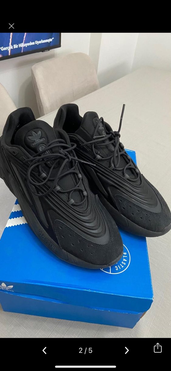 Siyah Bağcıklı erkek Spor Ayakkabı - Görsel 2