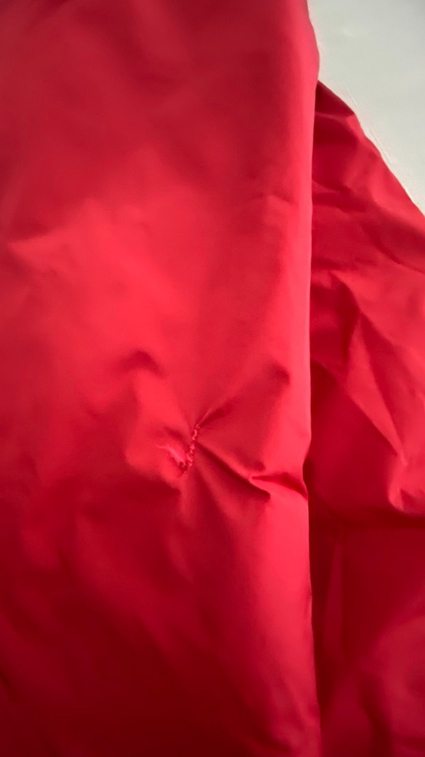 Kırmızı Erkek Uzun Kaban Fermuarlı - Görsel 4