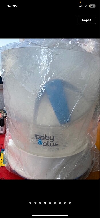 Bebek emzik-biberon dijital sterilizatör makinası - Görsel 4