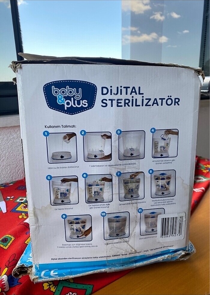 Bebek emzik-biberon dijital sterilizatör makinası - Görsel 3