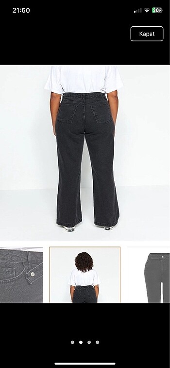 Trendyol & Milla TRENDYOL CURVE GENİŞ KESİM JEAN (kot pantolon )