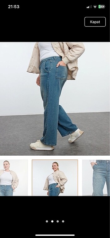 Trendyol & Milla Trendyol curve kot pantolon