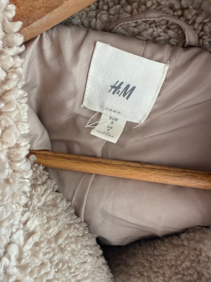 H&M Peluş Kadın Mont — görsel 4/5