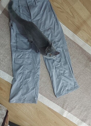 Gri kargo pantolon - Görsel 9