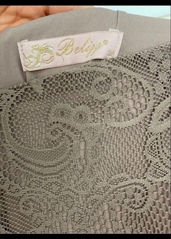 Bej Vintage Bohem Uzun Etek - Görsel 7