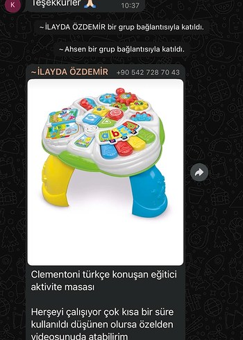 Let's Be Child Türkçe Konuşan Aktivite Masası - Görsel 4