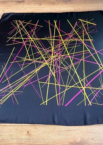 Armine siyah eşarp - Görsel 4