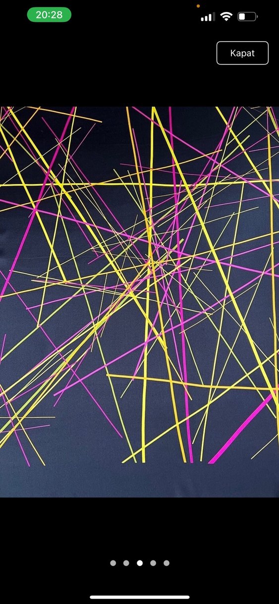 Armine siyah eşarp - Görsel 3