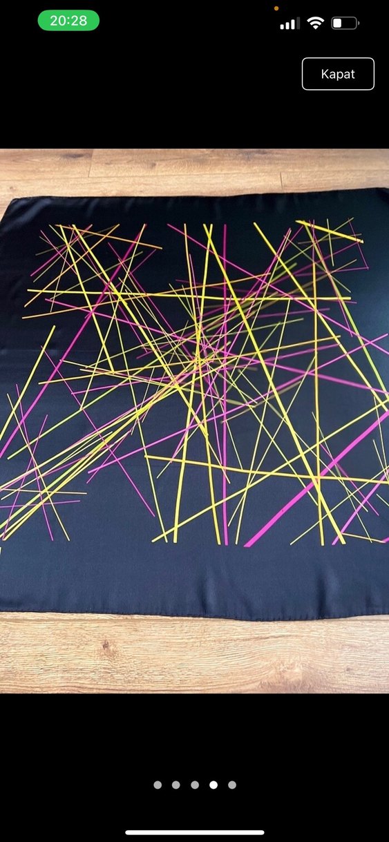 Armine siyah eşarp - Görsel 4