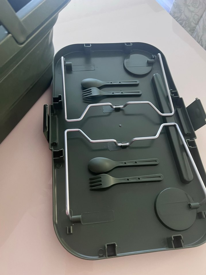 Katlanabilir Haki Taşıma Kutusu #piknik sepeti - Görsel 2