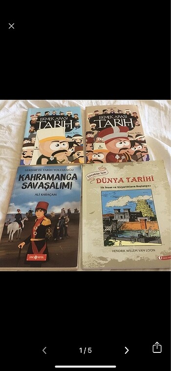 Çocuklar için tarih kitapları