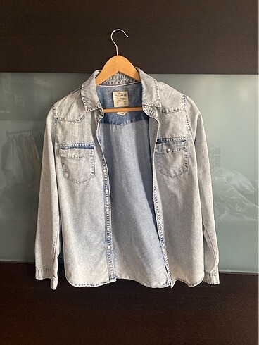 Kot denim gömlek