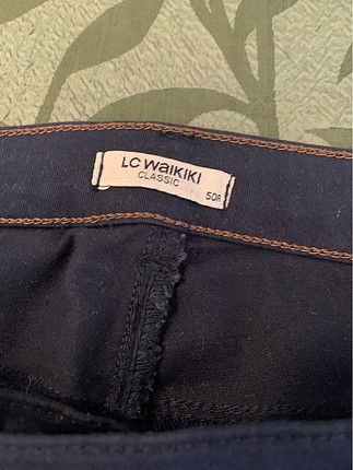 50 Beden lacivert Renk Büyük Beden (50), Lacivert İspanyol Paça Pantolon