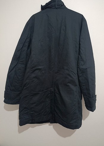 Siyah Düğmeli Erkek Midi Ceket - Görsel 5