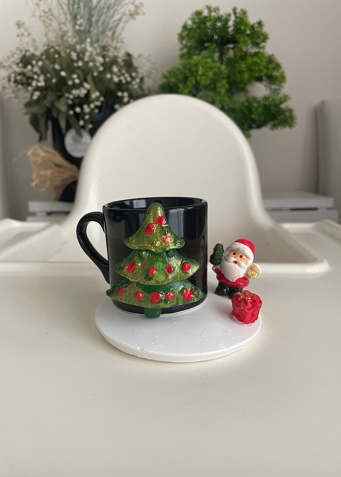 Yılbaşı temalı fincan 5 adet - Görsel 2