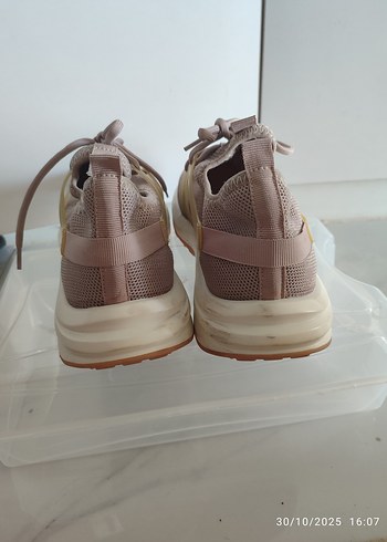 Bağcıklı pudra spor ayakkabı - Görsel 2