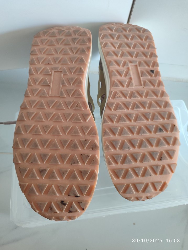 Bağcıklı pudra spor ayakkabı - Görsel 4