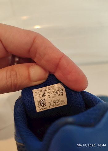 Erkek Çocuk Mavi Spor Ayakkabı Velcro - Görsel 4