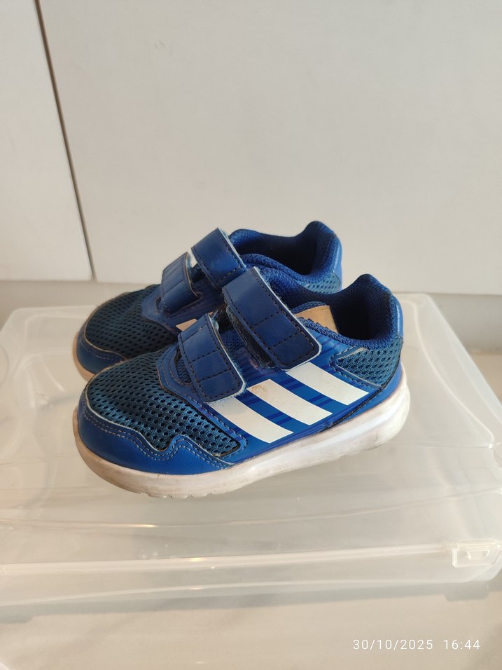 Erkek Çocuk Mavi Spor Ayakkabı Velcro - Görsel 3