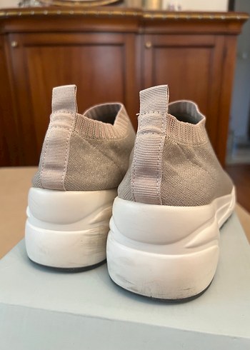 40 Beden ten rengi Renk Derimod Zero Kadın Bej Kalın Tabanlı Sneaker