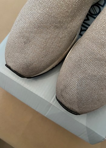 40 Beden Derimod Zero Kadın Bej Kalın Tabanlı Sneaker