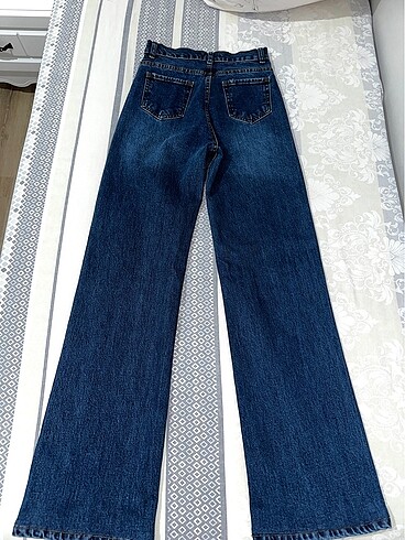 Diğer Baggy Palazzo Kadın Denim Pantolon