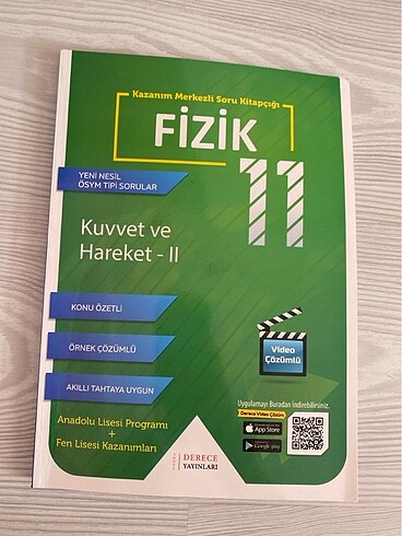 Beden Renk Derece yayınları 11. sınıf fizik