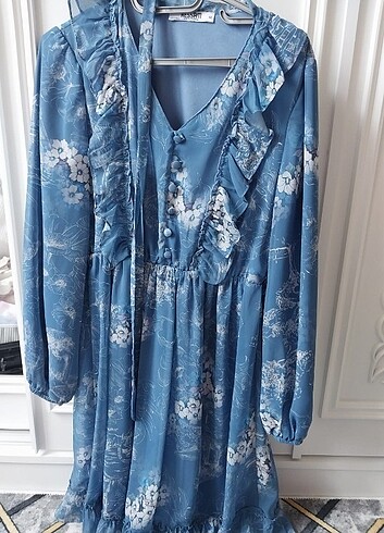 Mavi renk L beden - Görsel 3