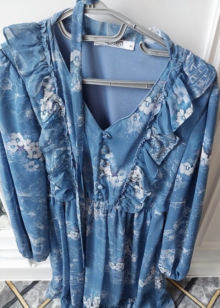 Mavi renk L beden - Görsel 2