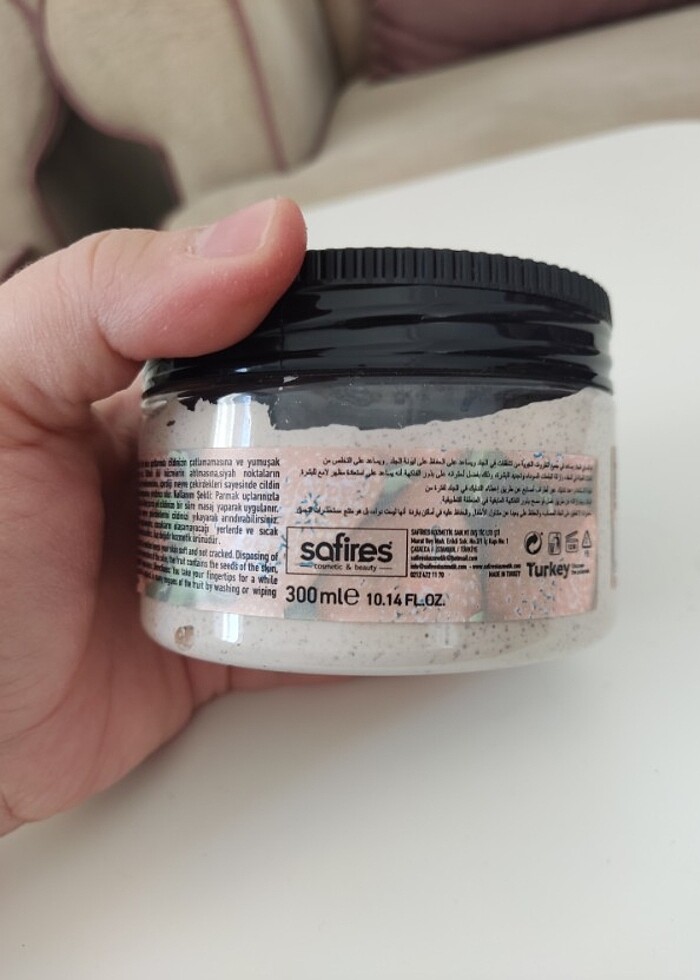 Ostwint face & body vücut peelingi 300 ml çilekli  - Görsel 2