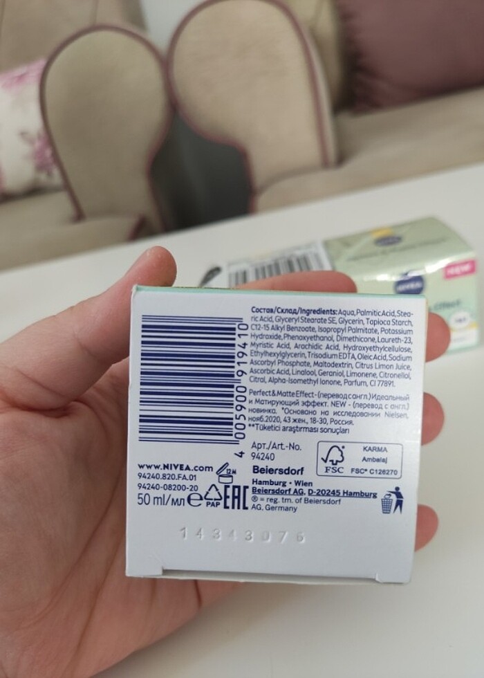 Nivea perfect &matte effect yüz kremi 50 ml  - Görsel 2