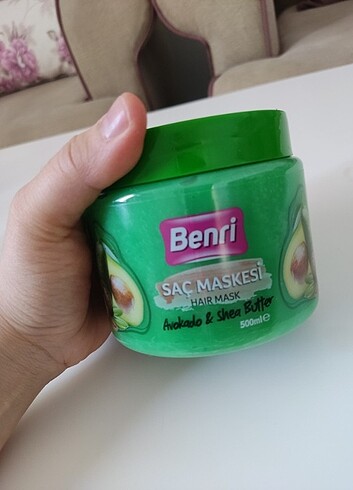 Benri saç maskesi 500 ml avokado & shea butter 