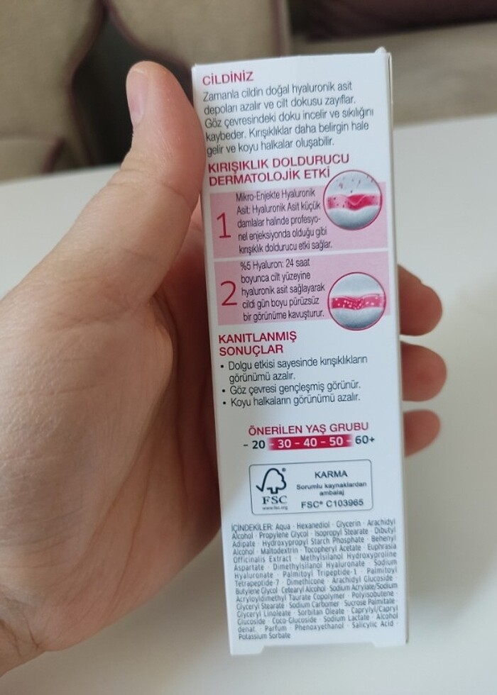 Diadermine lift + süper filler kırışıklık karşıtı göz kremi 15 m - Görsel 2