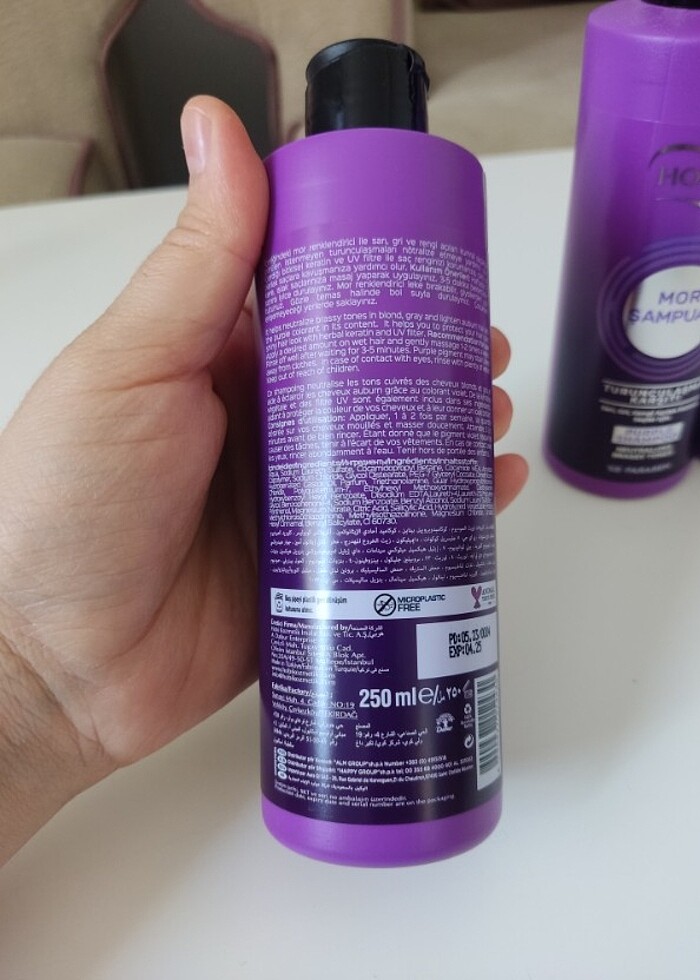 Hobby 250 ml turunculasma karisiti mor şampuan  - Görsel 2