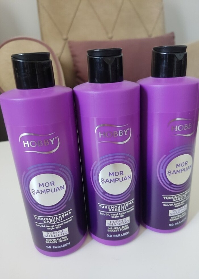 Hobby 250 ml turunculasma karisiti mor şampuan  - Görsel 3