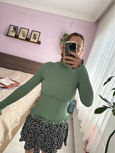 Yeşil bluz