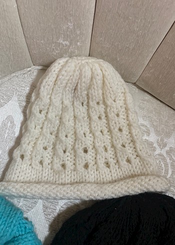 Örgü Kadın Bere - Bohem Stil - Görsel 3