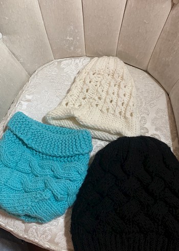 Örgü Kadın Bere - Bohem Stil - Görsel 5