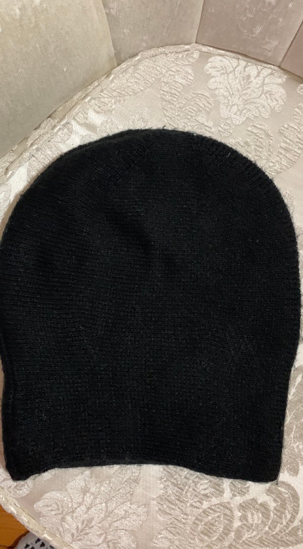 Siyah Örgü Kadın Bere - Görsel 3