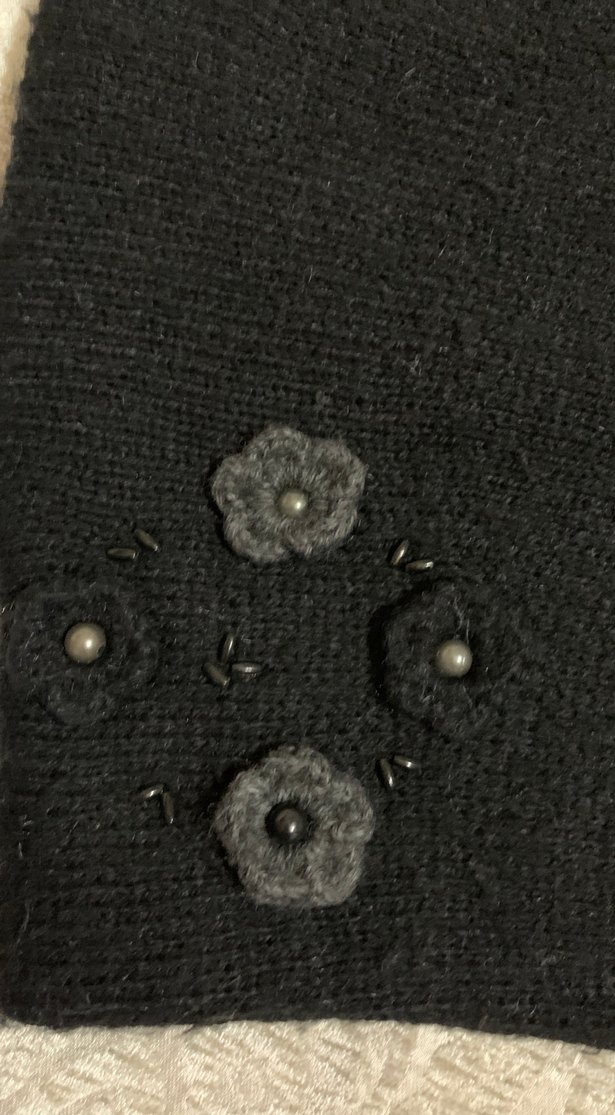 Siyah Örgü Kadın Bere - Görsel 2