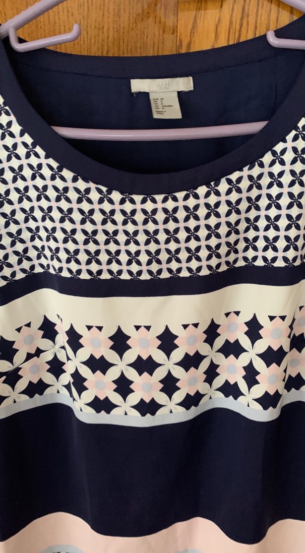 H&M desenli Kadın Elbise 38 - Görsel 3