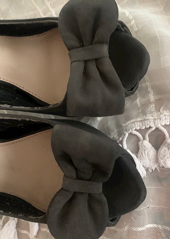 Antrasit Süet Fiyonklu38 no platform Zara Stiletto - Görsel 5