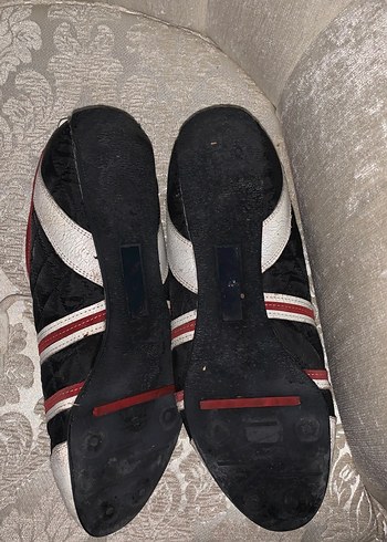 Kırmızı Siyah Erkek deri Spor Ayakkabı 44 - Görsel 4