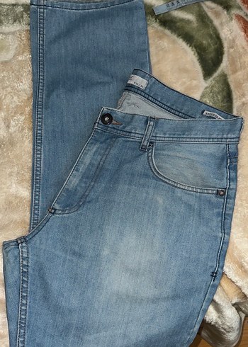 Erkek Mavi Denim Regular 879 W34/L32 - Görsel 16